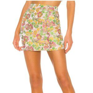 NWOT MAJORELLE Jade mini skirt in flamingo pink size small
